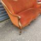 Louis Philippe style velvet bench