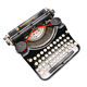 Typewriter underwood 4 bank revised new black ribbon 1933
