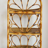 Shelf rattan and caning