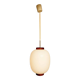 "Teak-Kina" pendant light, Bent Karlby for Lyfa, 1950s