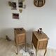 Wooden bedside tables