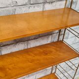Vintage shelf 1950 in stained wood