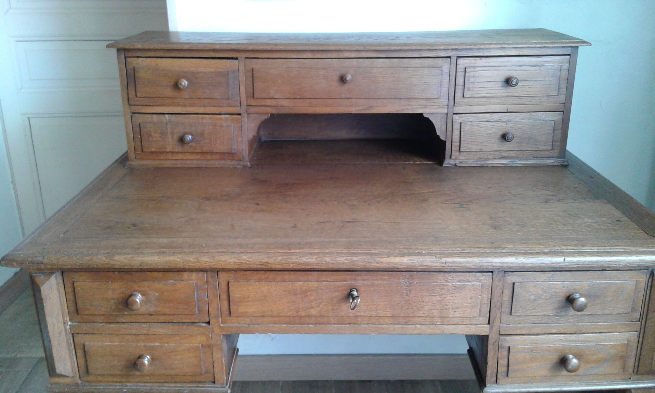 Oak desk from the 1950s