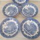 Churchill / Deep plates in English porcelain