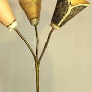 Italian Brass Three Light Floor Lamp, 1960s