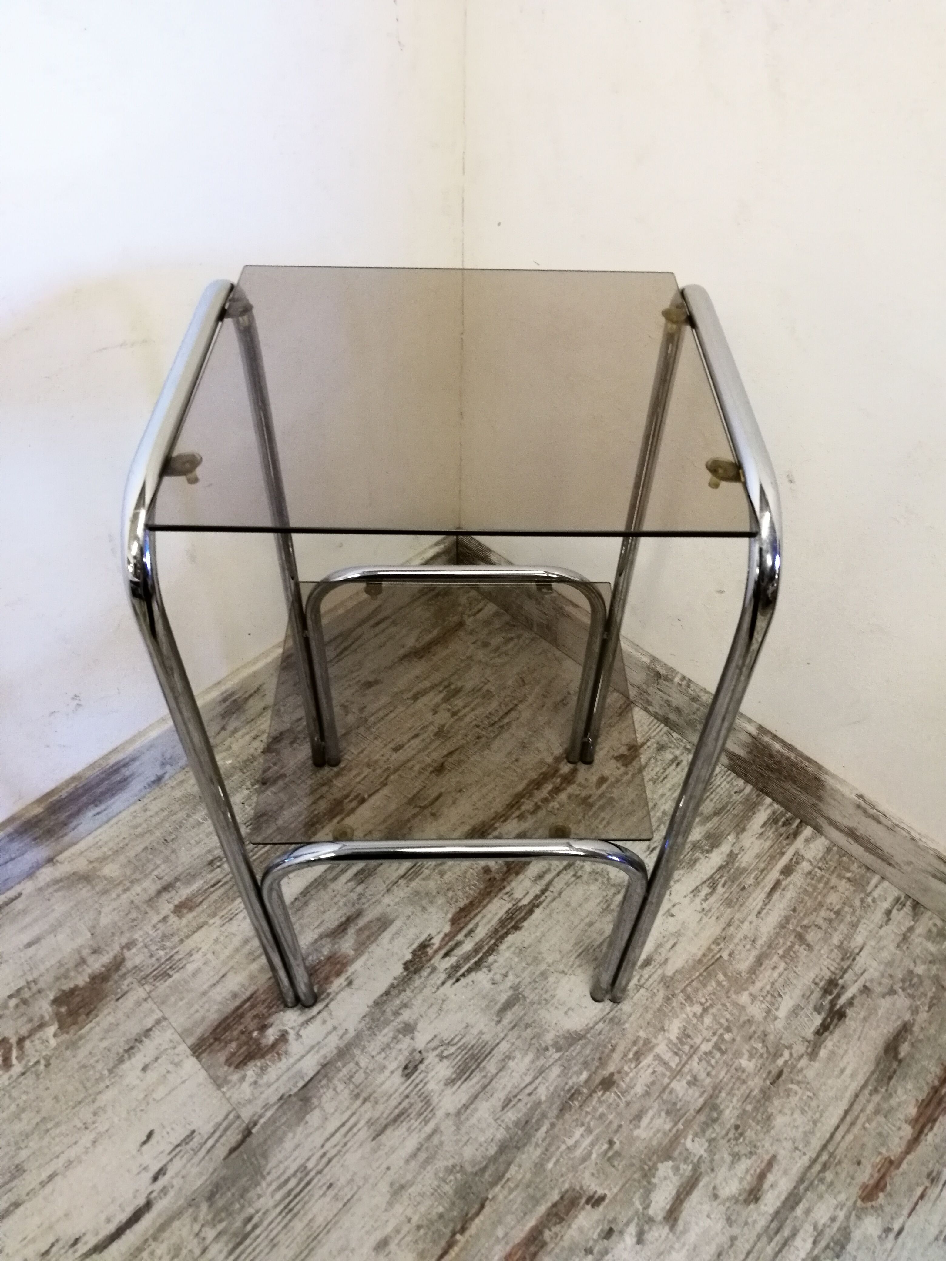 Vintage glass shelf