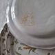 Set of 6 plates in French earthenware or painted Moustiers ceramic