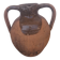 Jug, I stop at glazed terracotta oil.