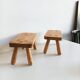 Stool footrest vintage plant holder
