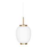 Danish vintage pendant lamp Kina by Bent Karlby, Lyfa, 1946
