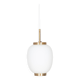 Suspension vintage danoise Kina par Bent Karlby, Lyfa, 1946