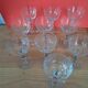 Wine guilloche glasses from the years 1900/1903.