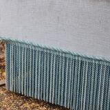 Vintage velvet toad armchair