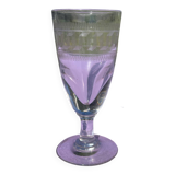 Ancien verre à absinthe gravé