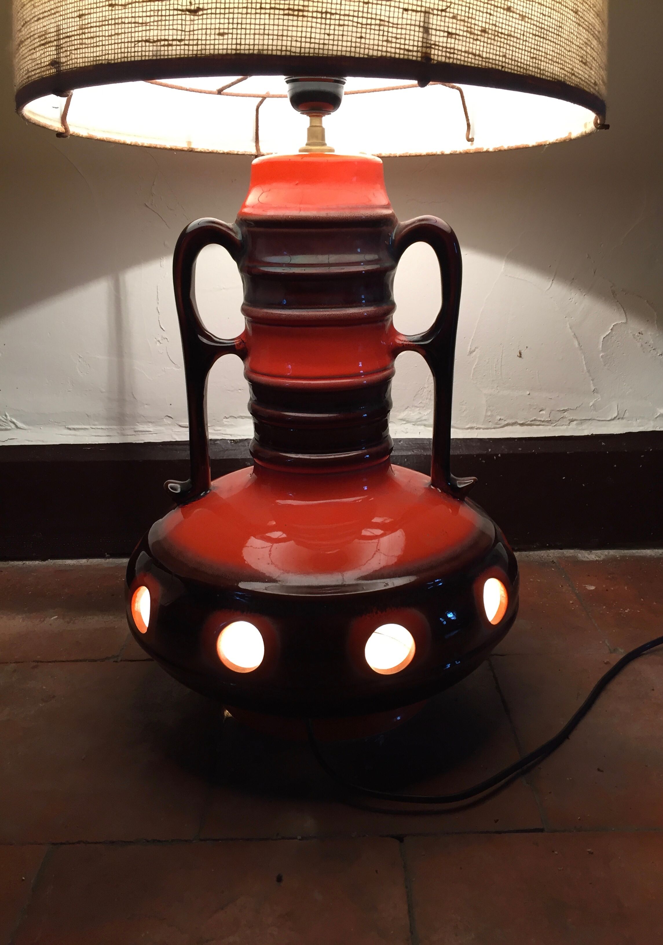 Vintage ceramic lamp