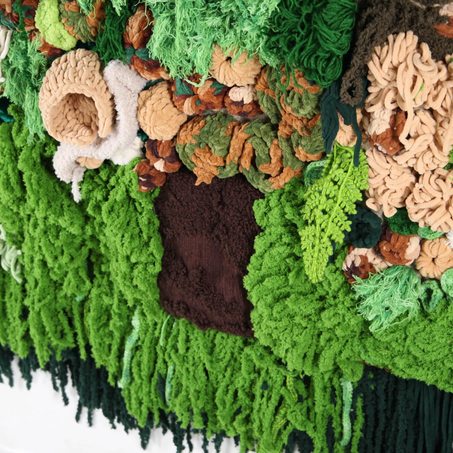 Large tapestry "green wall"
