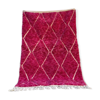 Traditional handmade wool pink rug 250cmx150cm