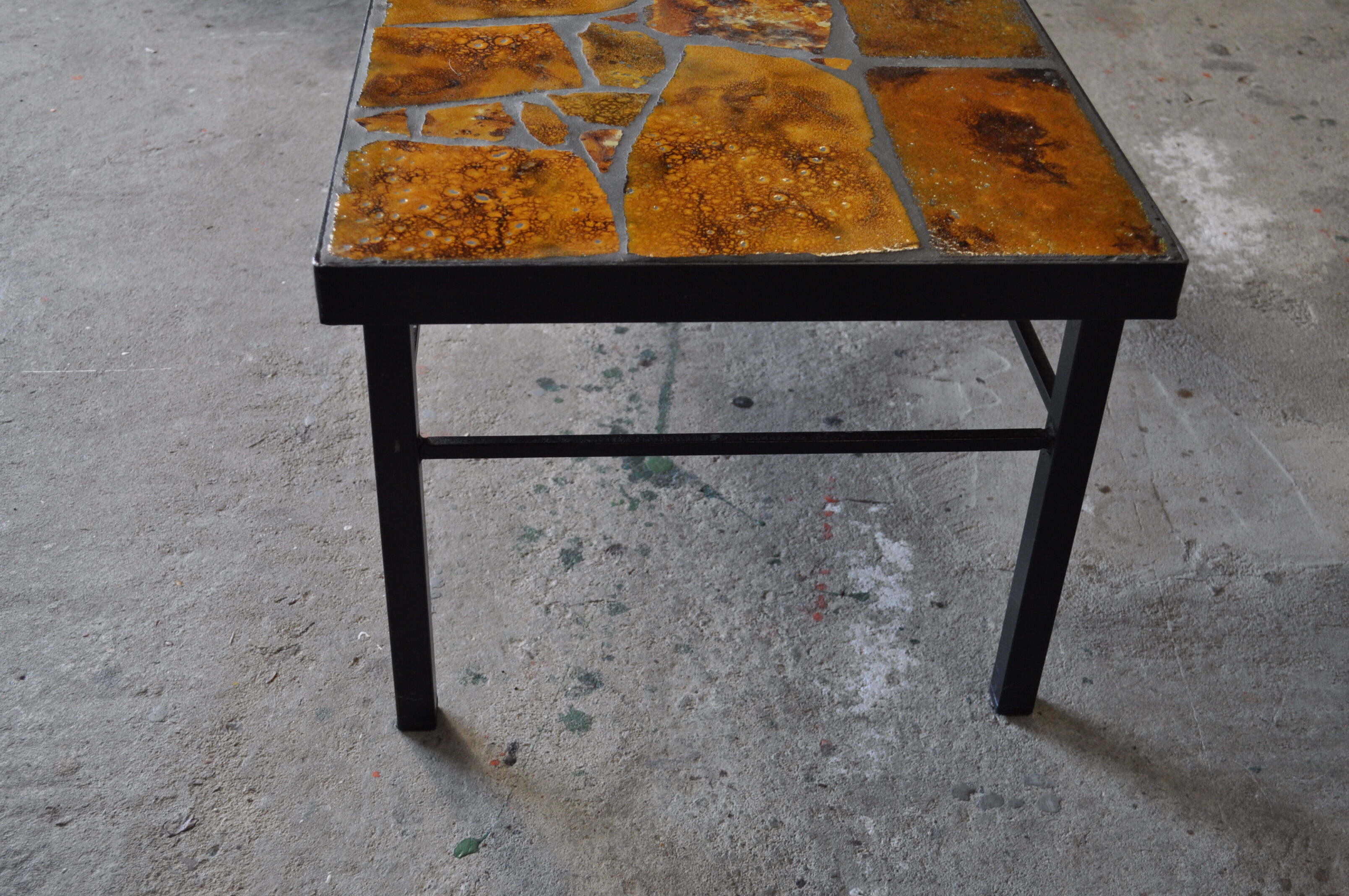 Vintage ceramic coffee table.