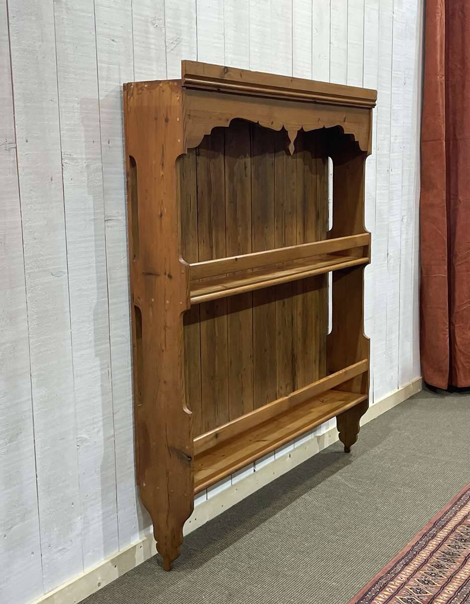 1930s English Fir Shelf