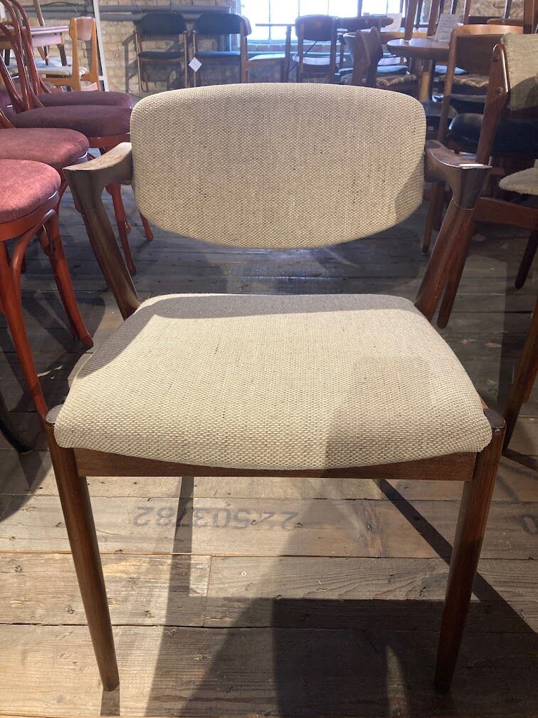 Model 42 teak dining chairs by Kai Kristiansen for Schou Andersen