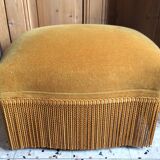 Velvet pouf