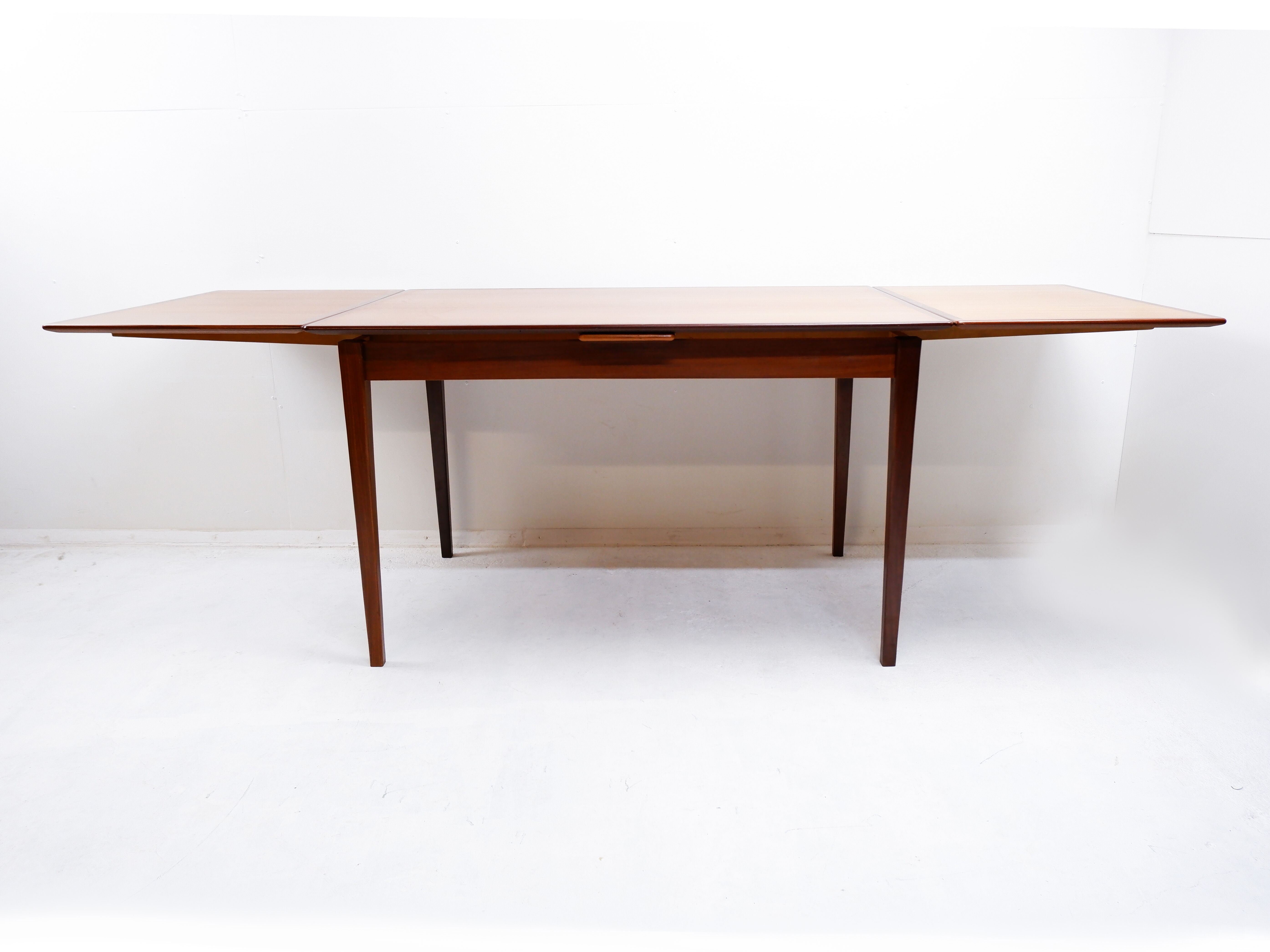 Teak extendable dining table width 230cm, 1960s