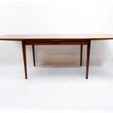 Teak extendable dining table width 230cm, 1960s