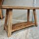 Old workbench work table bathroom furniture side table 55 x 137 cm