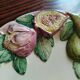 Duo d'assiettes italiennes en barbotine 