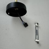 Old vintage blue opaline pendant light