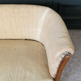 Sofa art deco 1930 geometric wood structure