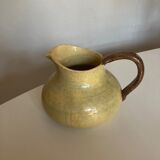 Pitcher vase glazed earth Etienne Noël Dieulefit 1950