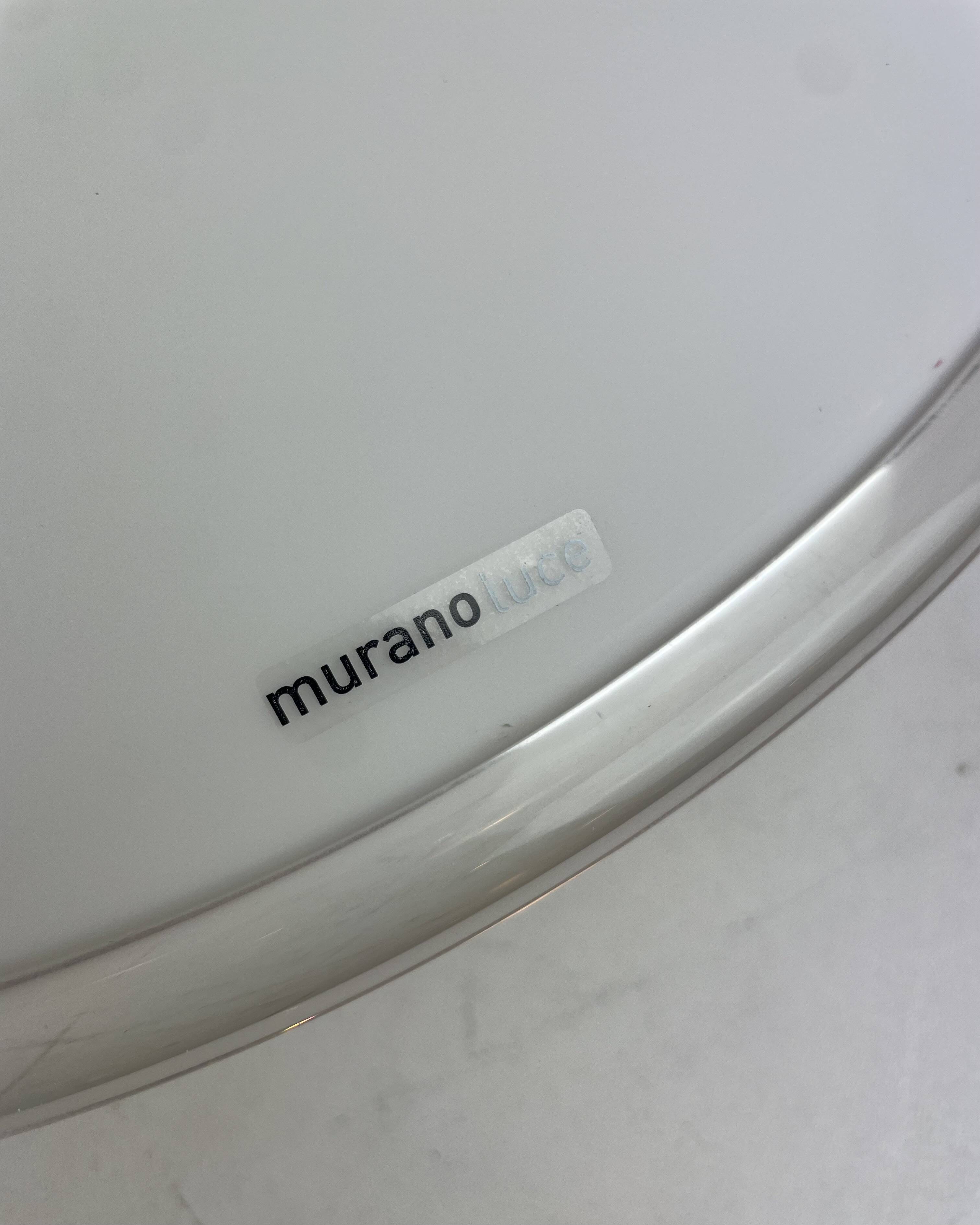 Candida, Murano Ceiling Lamp by Murano Luce, Italy, 1990s