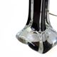 Stunning Vintage Crystal tall purple table lamp from BG Specialkristall, Ekeberga Sweden mid-century