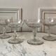 Lot de 4 coupes à champagne en cristal