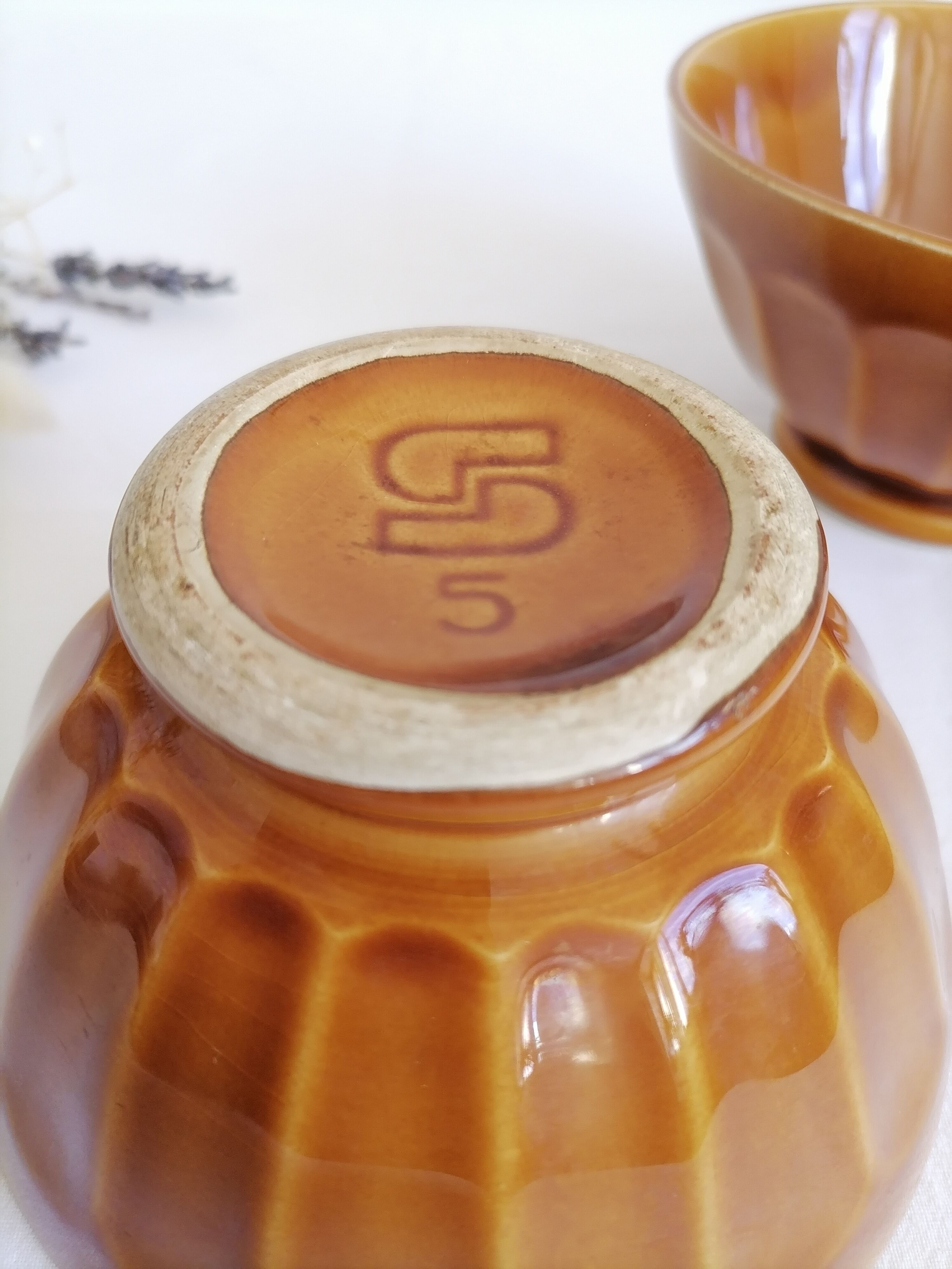 2 Digoin ceramic side bowls