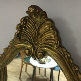 Golden baroque mirror