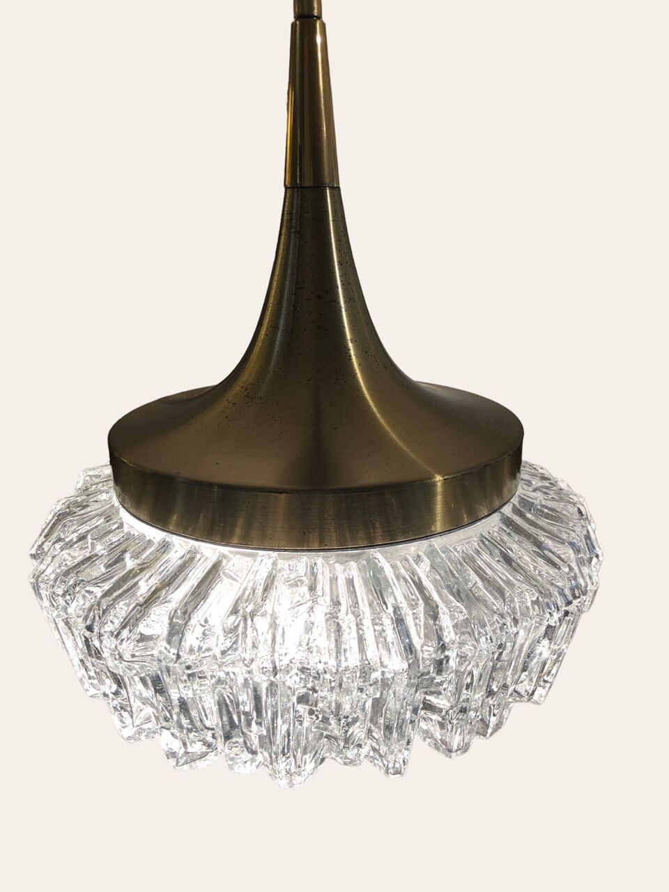 Arlus brass pendant lamp