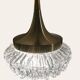Arlus brass pendant lamp