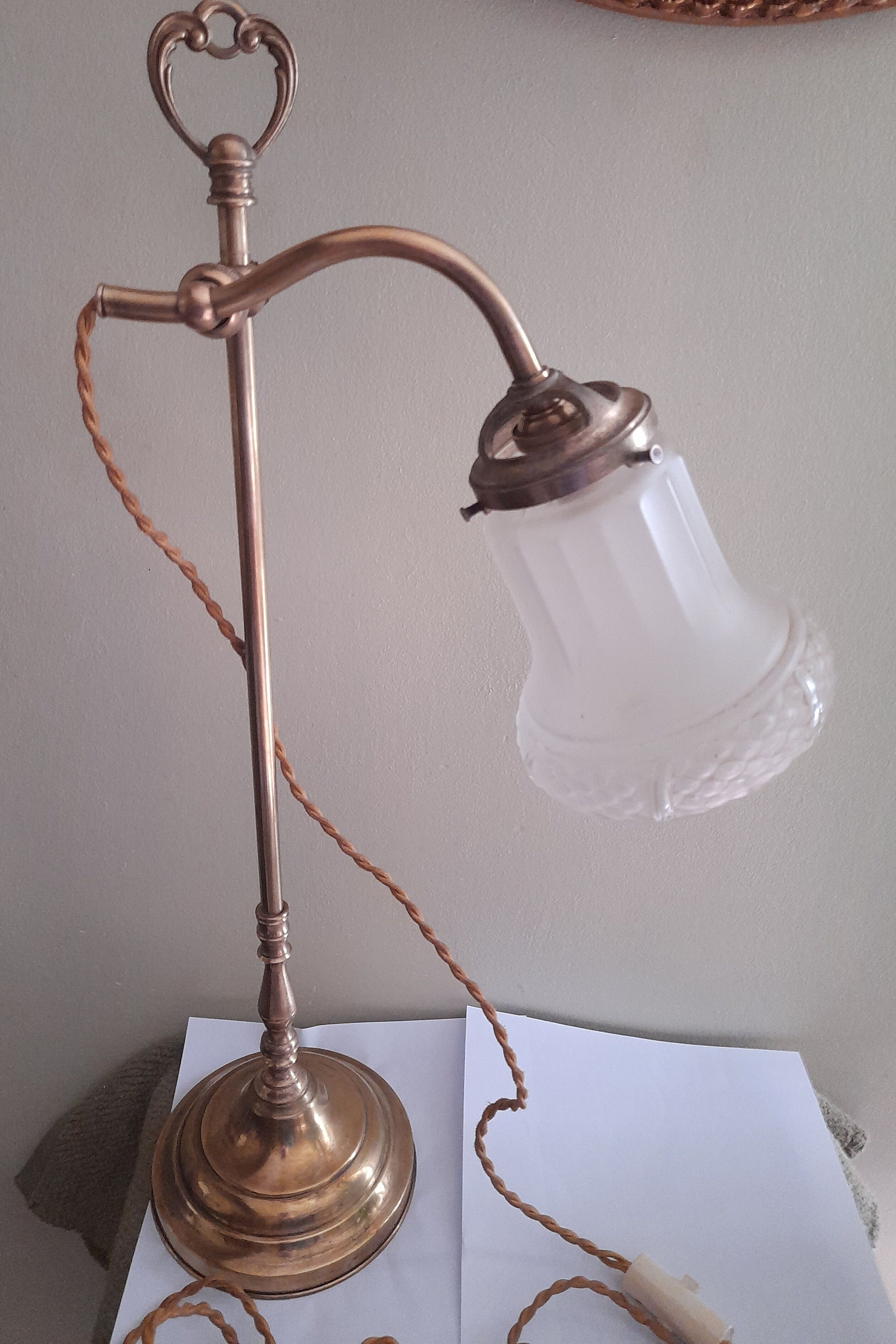 Art Deco Gooseneck Desk Lamp