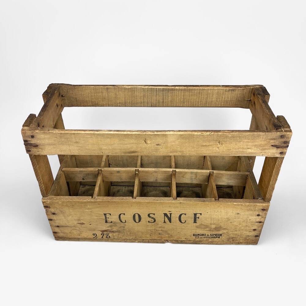 Eco sncf bottle rack from the 1950s