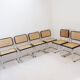 Dining chairs style B32 by Marcel Breuer, set of 5+1 - Italy
