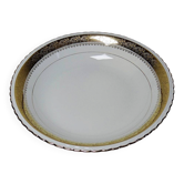 Vintage deep plate in gilded Limoges porcelain, ADP L Royal