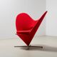 Verner Panton Heart Cone Chair for Vitra 1958/2003