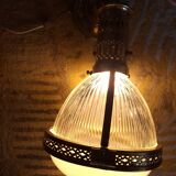 Chandelier, 1920s Holophane pendant light
