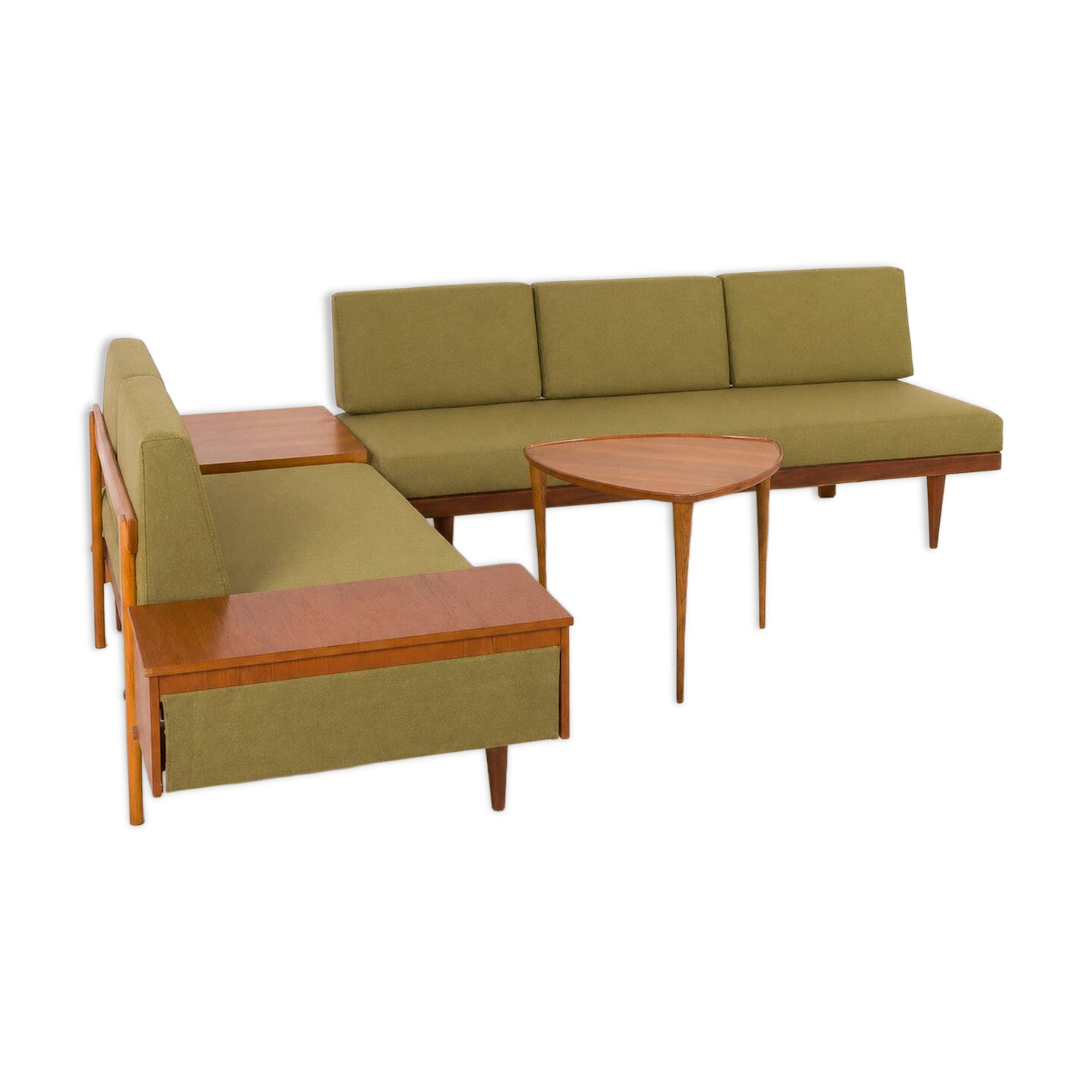 Svane daybed suit, set of 2 sofas and a side table by Igmar Relling, Norway