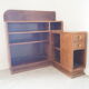 Bibliothèque d'angle art-déco 1930
