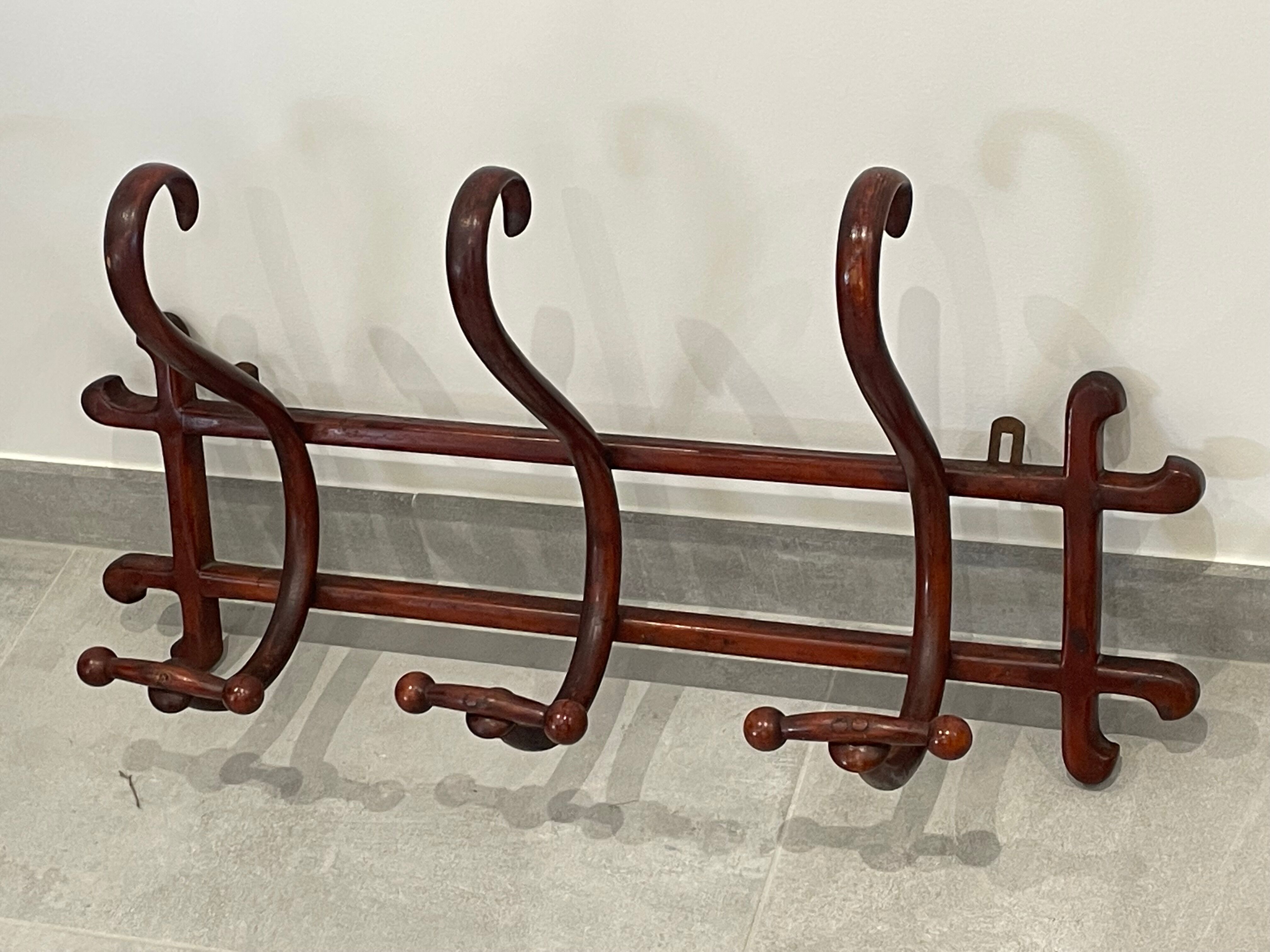 Wall hook coat rack bistro Thonet bentwood