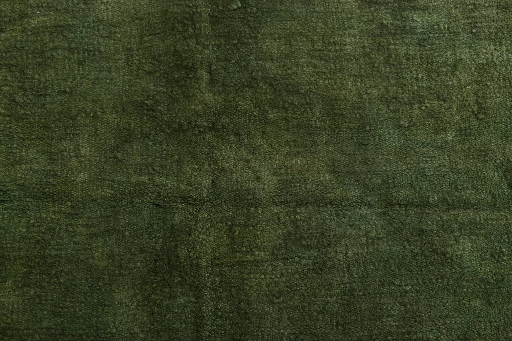 Forest Green Turkish Woven Kilim Rug For Bedroom, 157x278 Cm