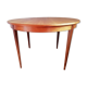 Scandinavian extendable renovated round table